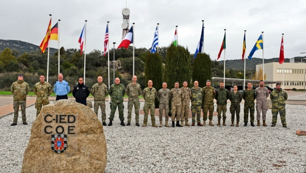 The Weapons Intelligence Team Training Developer Course (WIT TDC) receives 16 students from 9 nations